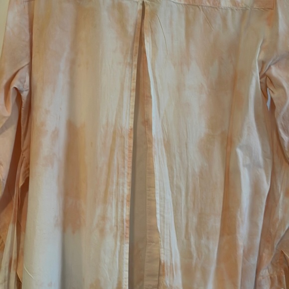 ASOS lightweight tie dye peach shirt or coverup Sz 6 - Picture 4 of 5